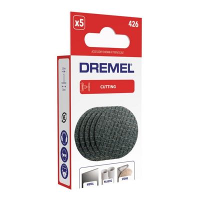 5 disques à tronçonner renforcés Dremel Ø32 mm ép. 1.2 mm