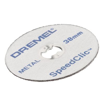 5 disques métaux à tronçonner Dremel SpeedClic 38 mm