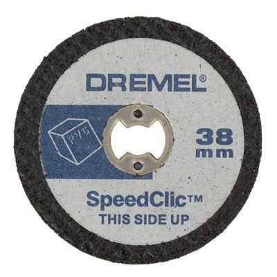 5 disques plastique à tronçonner Dremel SpeedClic 38 mm