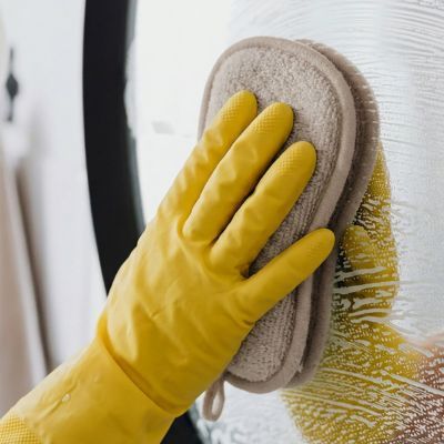 5 éponges en microfibre double-face MSV