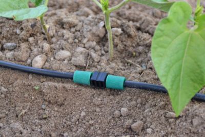 5 jonctions extra + 5 bouchons extra pour tuyau goutte à goutte 4 x 6 mm