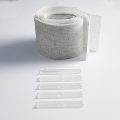 5 lamelles verticales orientables 89mm pour store californien gris chiné sans chaînette H.260cm, Madeco
