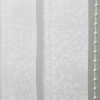 5 lamelles verticales orientables 89mm pour store californien motif arbre sans chaînette H.260cm, Madeco