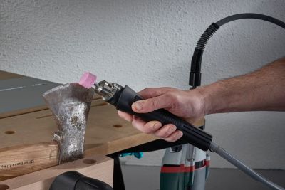 5 meules Wolfcraft pour perceuse + pierre de finition