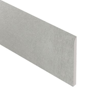 5 Plinthes carrelage District gris clair l.8 x L.60 cm