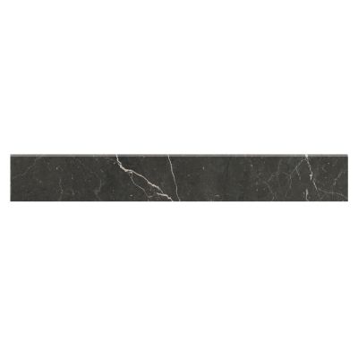 5 plinthes en carrelage effet marbre noir L.61 x l.7,5 cm Stone
