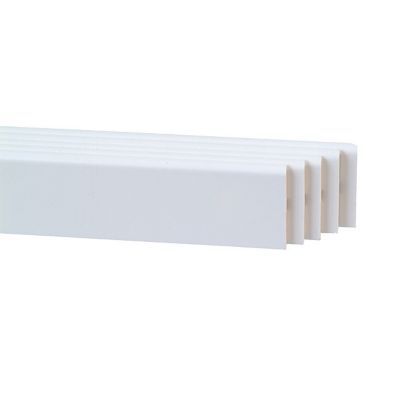 5 plinthes papier mac allister blanc satin 9 x 70 mm l 2 2 m castorama