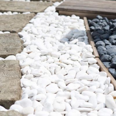 5 sacs de galet blanc de 10kg, Wanda collection