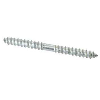5 vis double filet bois acier zingué Diall Ø5 x L.40 mm