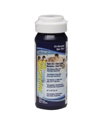 50 bandelettes d'analyse Aquachek Spa 6 en 1 - lot de 50, référence 552244