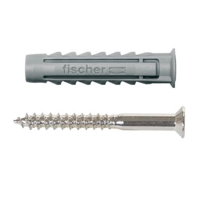 50 chevilles pour murs pleins Fischer Ø8x40mm Castorama — free download