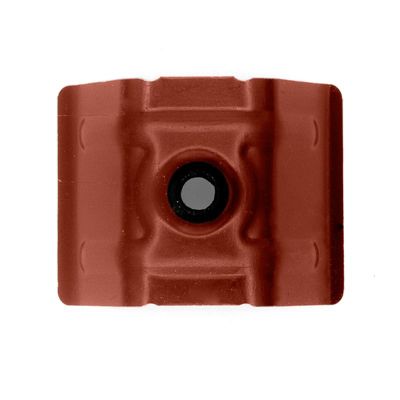50 Kits de Fixation Sommet d'Onde pour Tôle Axel Rouge Tuile RAL 8012 6.3 x 75 mm support acier