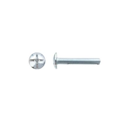 50 Vis Boulons Poêlier Tête Ronde Large Fendue en Croix 8 x 120 mm ...