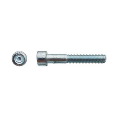 50 Vis Métaux Tête Cylindrique 6 Pans Creux CHC 10 x 65 mm - DIN 912 - 8.8 - Zingué blanc - D-Work