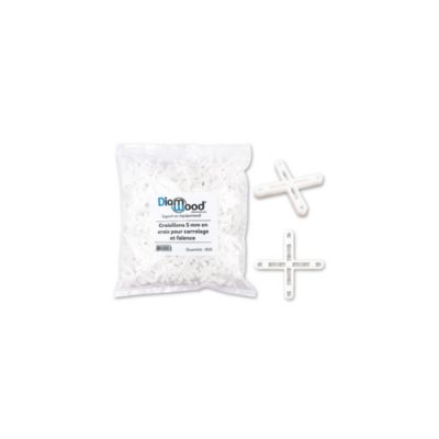 500 Croisillons 5 mm en Croix pour Carrelage et Faïence - Diamwood