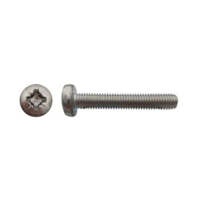 500 Vis Métaux Tête Cylindrique Larges Pozidriv 5 x 16 mm - DIN 7985 - Inox A2 - D-Work