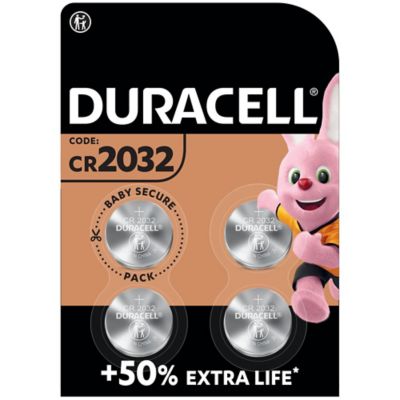 Pile au lithium CR2032 Duracell, lot de 4