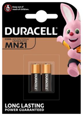 Pile alcaline MN21 Duracell, lot de 2