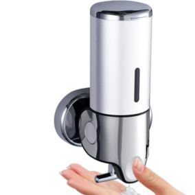 500ml Distributeur Savon, Distributeur Désinfectant pour Les Mains Mural, Distributeur Savon de Cuisine Manuel, Distributeur de Sh