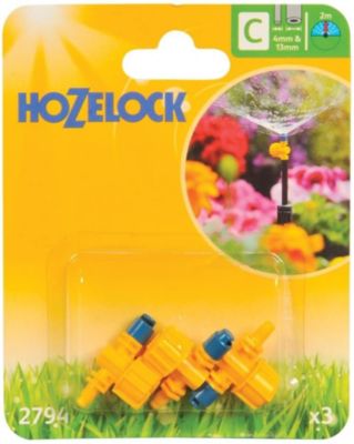 Arroseur HOZELOCK 180° micro jet réglable Plastique Diamètre 200cm