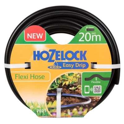 HOZELOCK Tuyau d'Alimentation Micro Irrigation Flexi Ø 13mm 12" 20 : Ultra Souple et Pratique Permet d'Acheminer 'Eau dans Toutes les Directions Résistant aux UV [7021 0000]