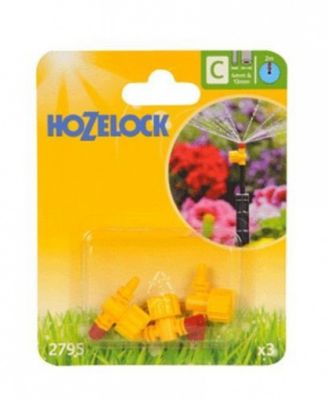 HOZELOCK Arroseur 360degrés micro irrigation par jet d'eau réglable x3
