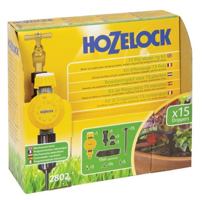 Kit de micro-irrigation Hozelock pour 15 pots