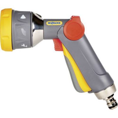HOZELOCK Spray Gun Plus : pistolet tâches compact arrosage et nettoyage verrouillable : 6 modes de pulvérisation