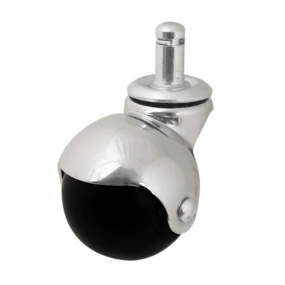 Roulette bille pivotante sans frein ø50 mm, tige, charge max 40kg