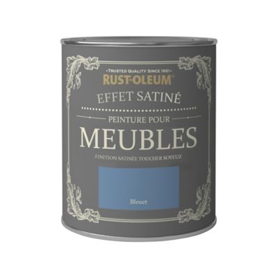 Peinture pour meubles Rust-Oleum bleuet effet poudré satin 125ml