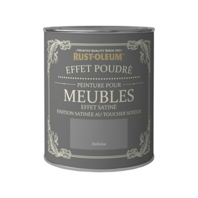 Peinture pour meubles Rust-Oleum ardoise effet poudré satin 0,75L