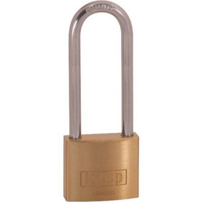 Cadenas Kasp K12040L63D or jaune avec serrure à clé - vue 2