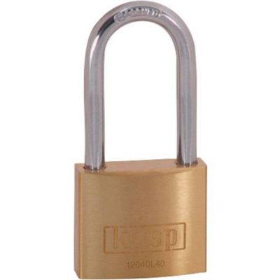 Cadenas Kasp K12040L40D or jaune avec serrure à clé - vue 2