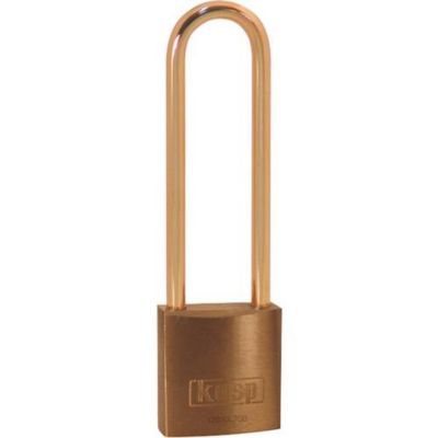 Cadenas Kasp K12030L70BD or jaune avec serrure à clé - vue 2