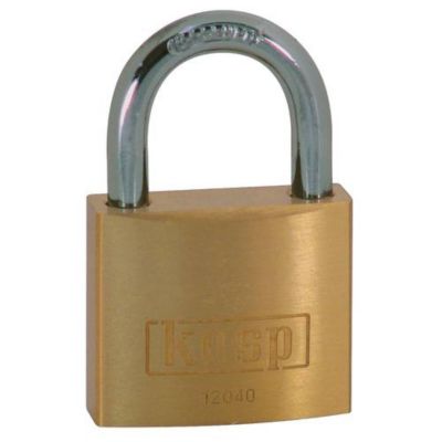 Kasp K12025 Cadenas 25 mm fermeture différente or jaune avec serrure à clé - vue 2