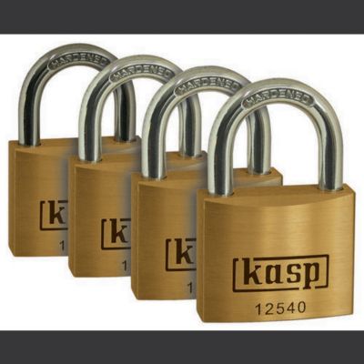 Cadenas Kasp K12520D4 or jaune avec serrure à clé - vue 2