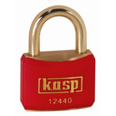 Cadenas 40 mm avec serrure à clé Kasp K12440REDA1 or jaune - vue 2