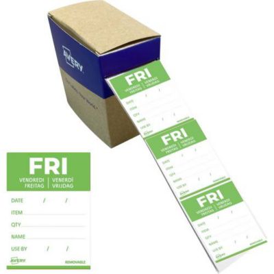 Avery-Zweckform DLDFRIREV-500 Etiquette multifonctions 40 x 56 mm papier vert 1 pc(s) décollable inscription à main - vue 3