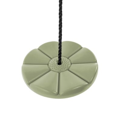 TP Toys Siège de balançoire rond rotatif 360° antidérapant pour portique vert kaki Marron - vue 2