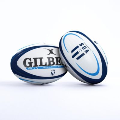 Ballon de rugby GILBERT Replica Agen Taille 5 Lot de 5 Bleu clair