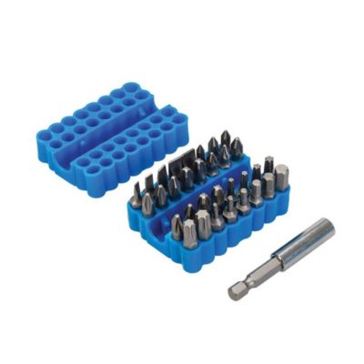 Ensemble 33 pièces d'embouts de vissage SILVERLINE Acier Chrome vanadium Pack - vue 2