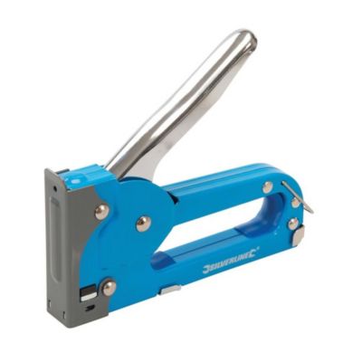 Agrafeuse manuelle Silverline 4 8 mm Acier Compacte Dégrafeuse incluse