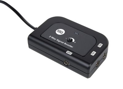 Amplificateur intérieur TV 2 sorties réglables - Fiche coaxiale SLX