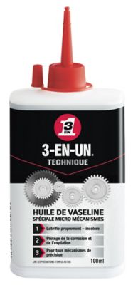 Huile de Vaseline 3-EN-UN TECHNIQUE Burette 100ml