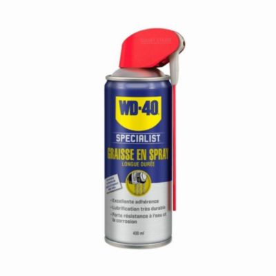 Graisse en spray longue durée 400 ml - WD-40 33217, gel adhérent pour pièces métalliques.