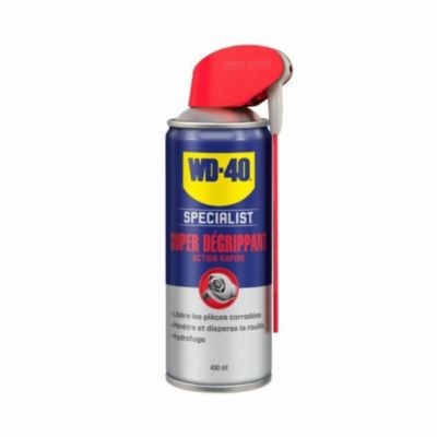Super dégrippant WD-40 Specialist 400 ml - dégrippage rapide, embout double action, référence 33348