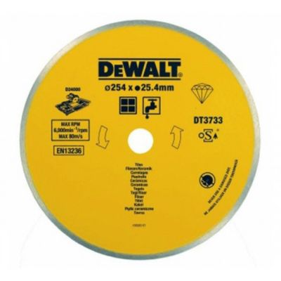 Disque diamant DEWALT 250 25.4mm Coupe nette dans les matériaux durs - vue 2