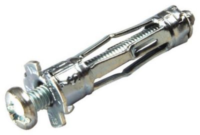 50 chevilles métal pour matériaux creux Molly M4x46mm