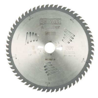 Lame de scie stationnaire DEWALT DT4351, 250 mm, 60 dents, alésage 30 mm