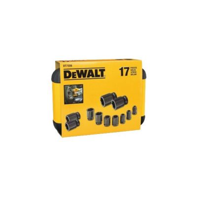 Coffret de douilles DEWALT 17 pièces + adaptateur DT7506 - vue 3